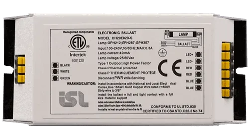 Ballasts for UV Germicidal Disinfection Component